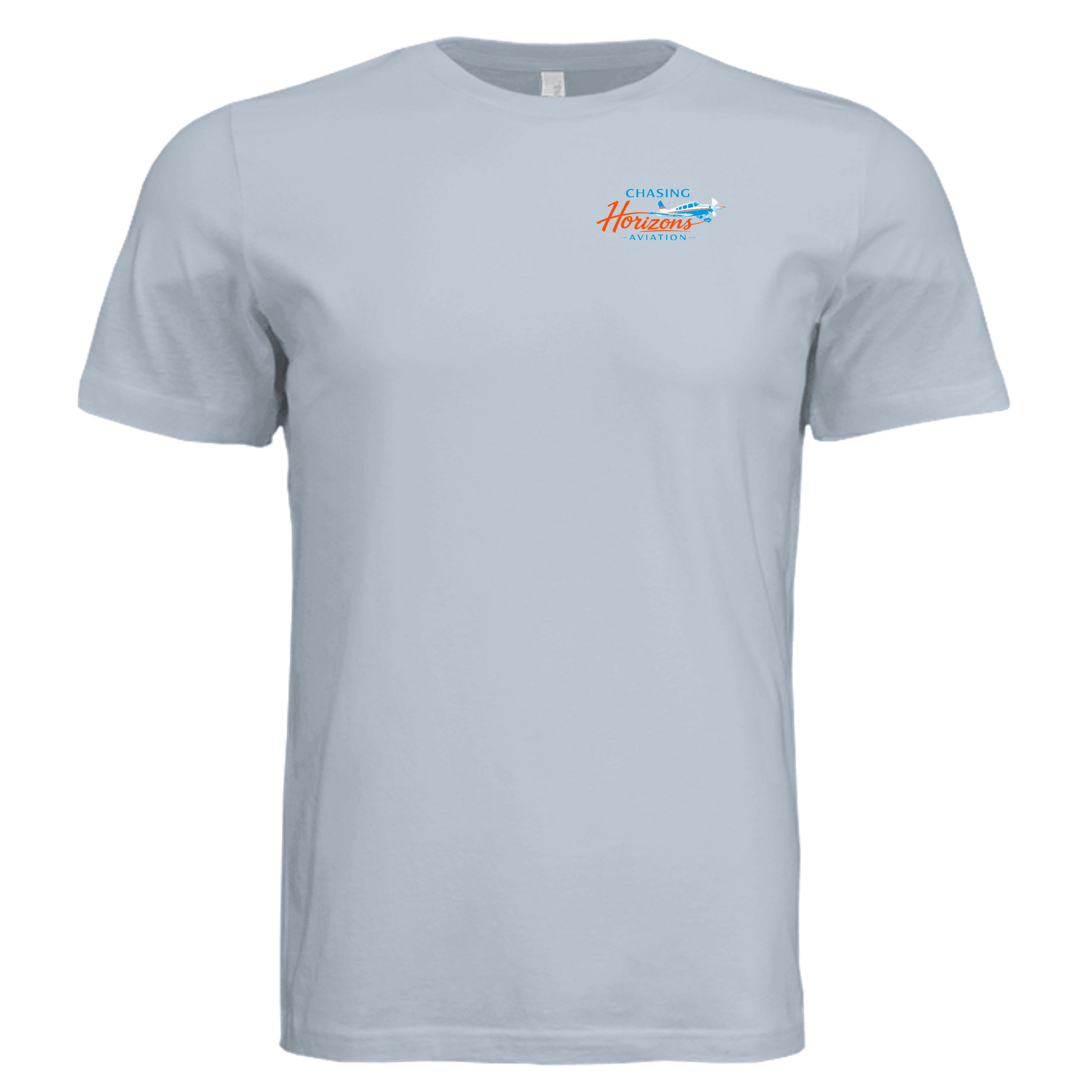 Solid Carolina Blue Triblend - 3413C - FRONT