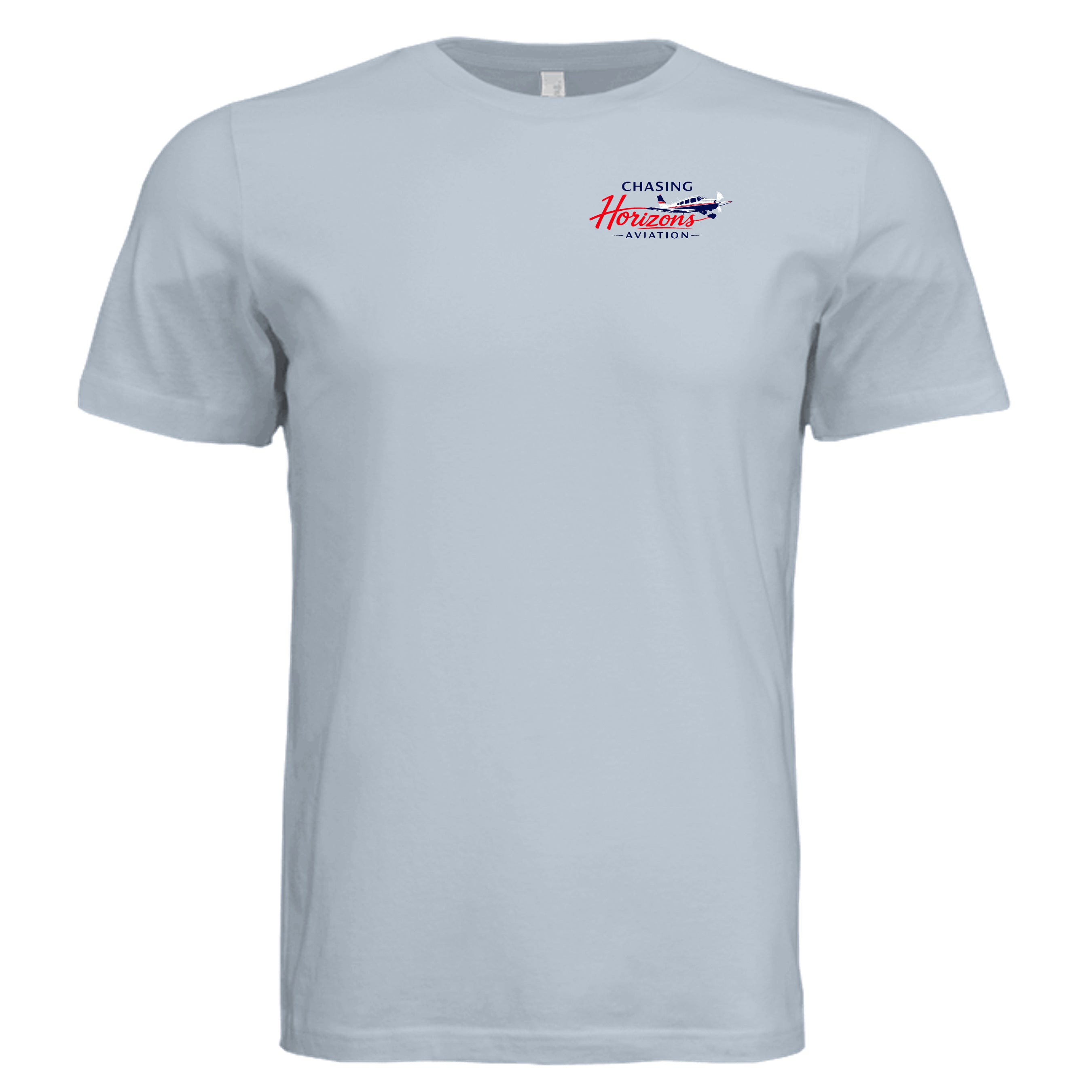 Solid Carolina Blue Triblend - 3413C - FRONT