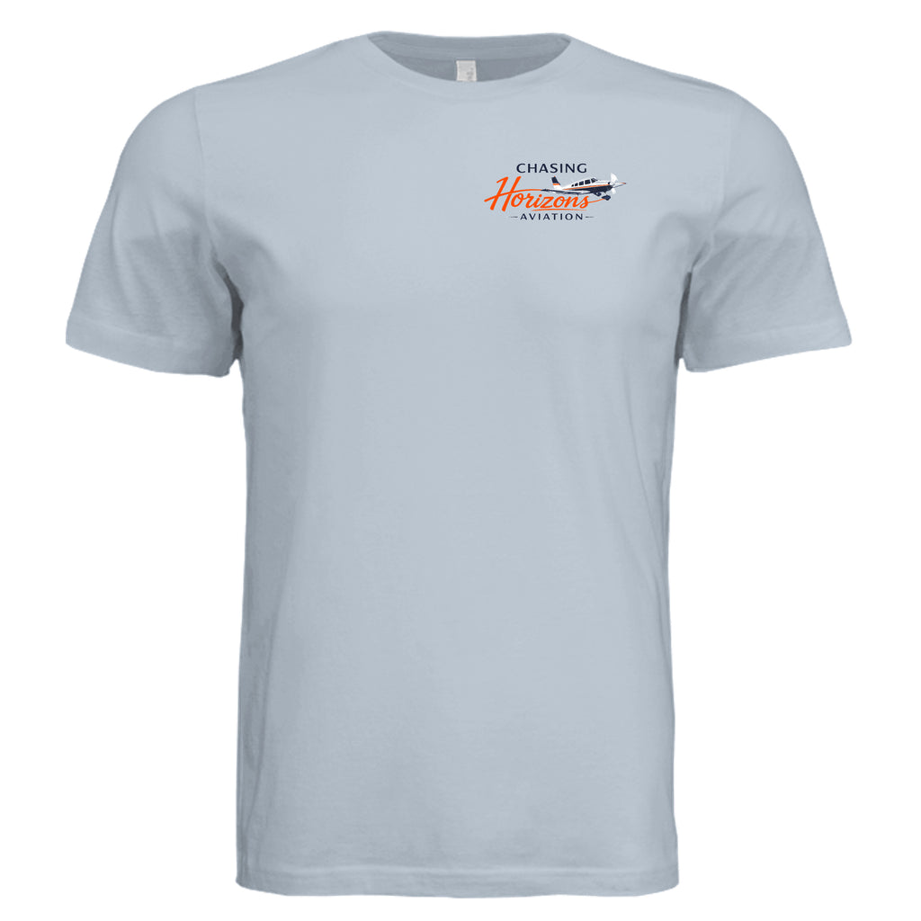 Solid Carolina Blue Triblend - 3413C - FRONT