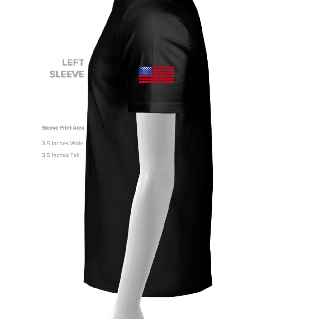 SLD BLK TRIBLEND - 3413C - SLEEVE_LEFT