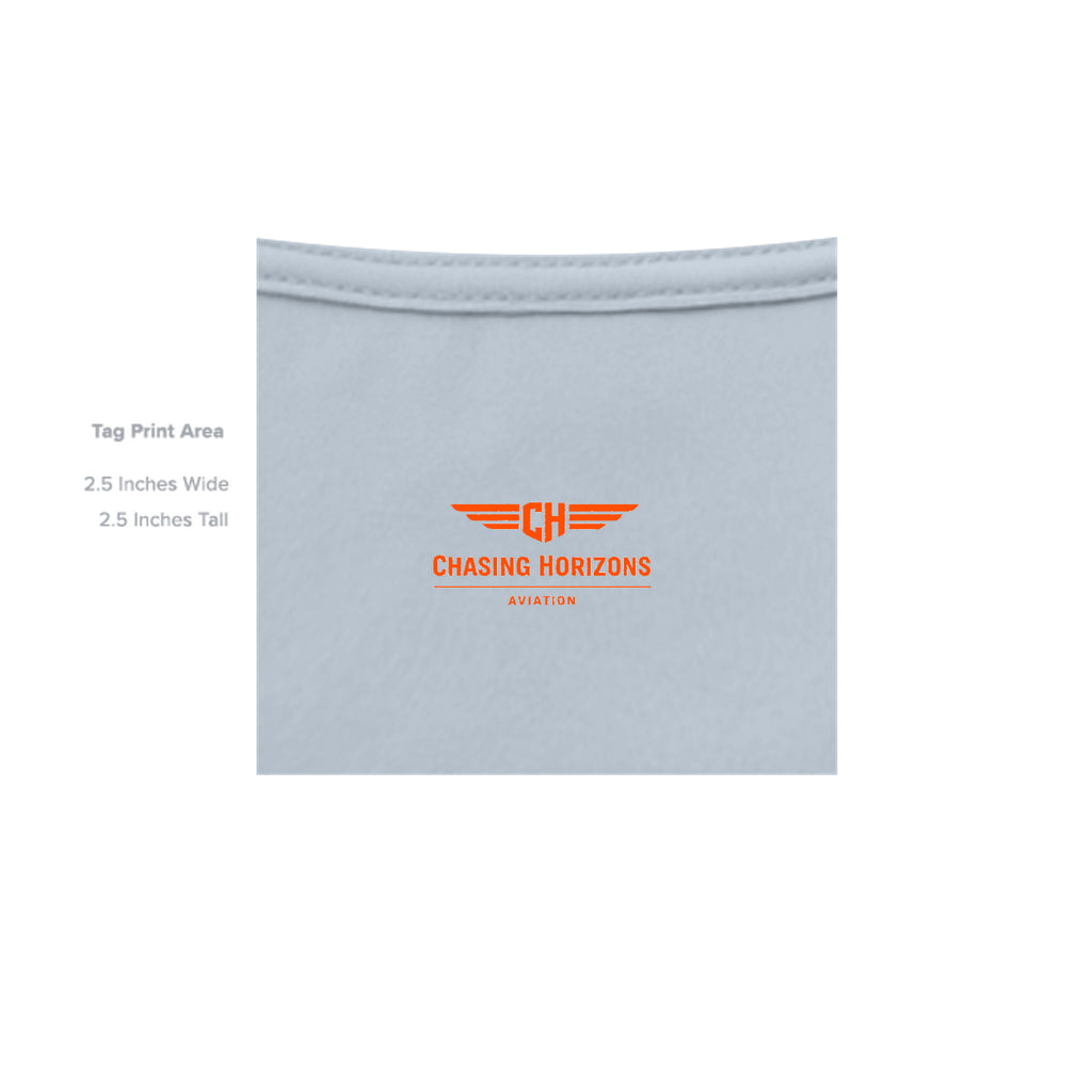 Solid Carolina Blue Triblend - 3413C - INSIDE_TAG_LINE